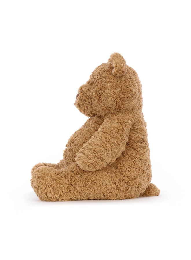 Jellycat دب بارثولوميو - دمية محشوة متوسطة - لعبة ناعمة مع أرجل كوردية، هدية عيد الحب اللطيفة للأطفال والبالغين، مجموعة جليكات، 22 سم - Image 2
